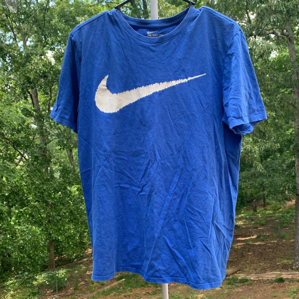 Blue Nike Short Sleeve T-Shirt